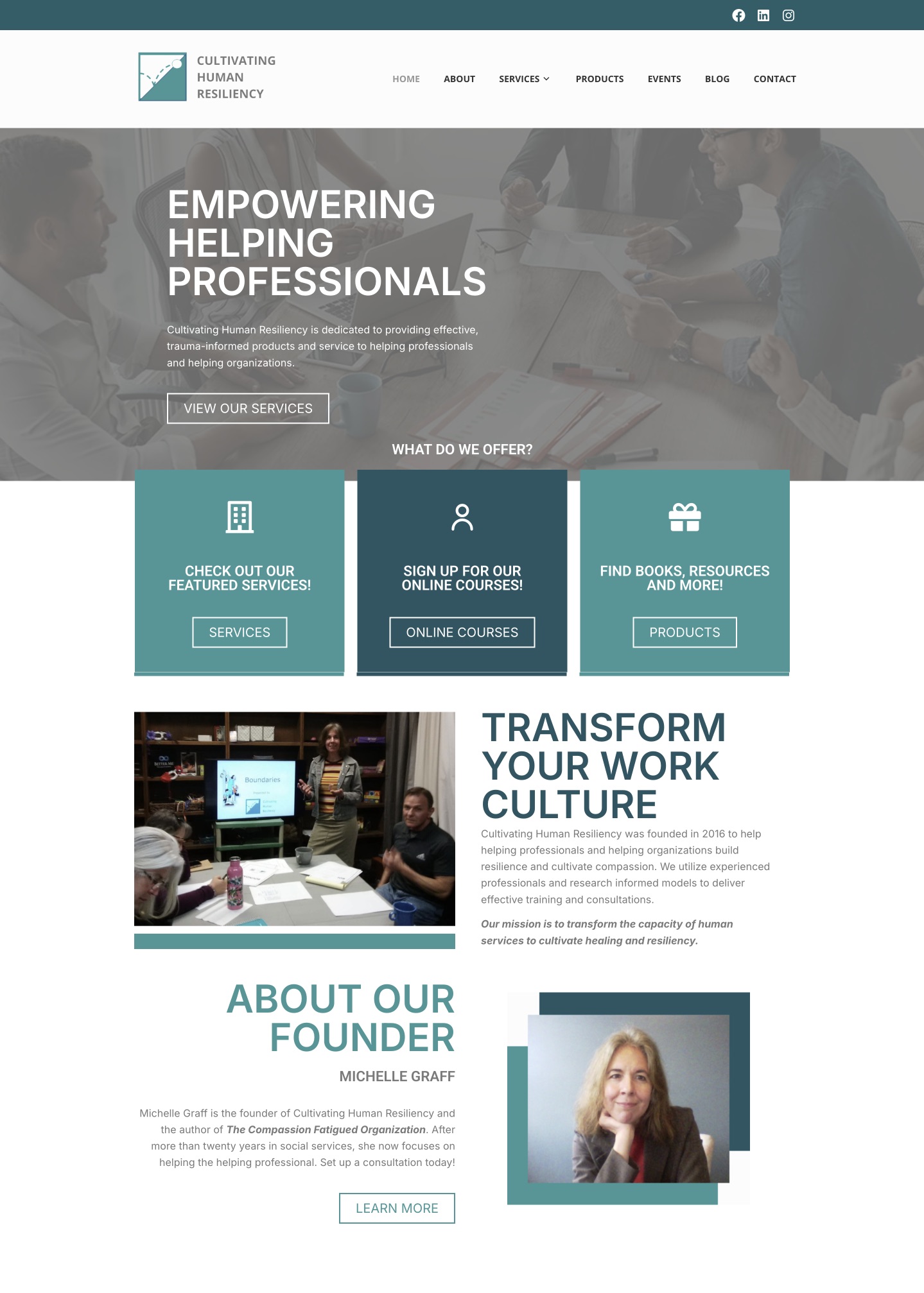 Glazed Design Company website design